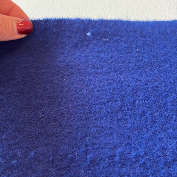 HARRODS of London Knightsbridge  Vintage SCARF Blue. -B6 - Picture 4 of 7